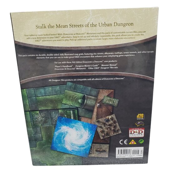 NEW Sealed Dungeons & Dragons DU2 Streets of Shadow Dungeon Tiles - Picture 2 of 2